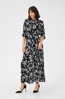 Kleid Regular fit Marine Flower dark blue
