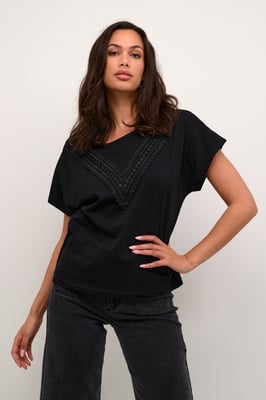 T-shirt Loose fit Black