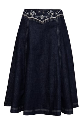 Queen Kerosin Damen Western Swingrock Denim