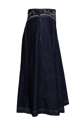 Queen Kerosin Damen Western Swingrock Denim