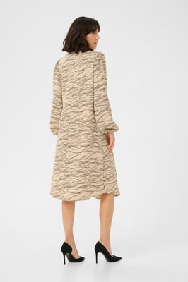 Langarm-Bluse Regular fit Nomad w. Black Deep graphic beige