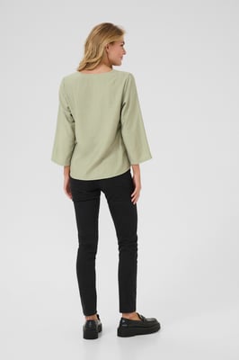 Langarm-Bluse Regular fit Desert Sage CC light green