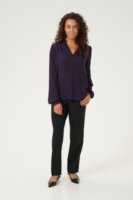 Langarm-Bluse Regular fit Dawn Purple