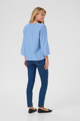 Langarm-Bluse Regular fit Silver Lake Blue CC blue