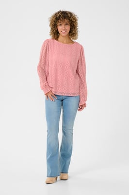 Langarm-Bluse Regular fit Blush rose