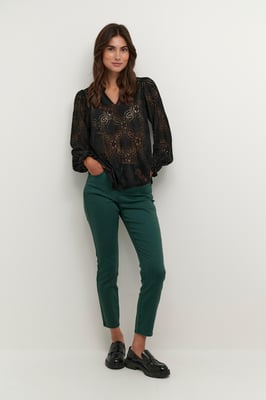 Langarm-Bluse Relaxed fit Blac
