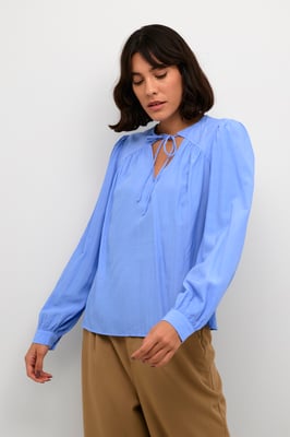 Langarm-Bluse Regular fit Vista Blue