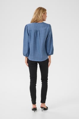 Langarm-Bluse Regular fit Coronet Blue C. blue