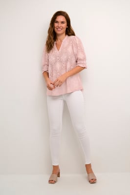 Langarm-Bluse Relaxed fit Pale Mauve rose