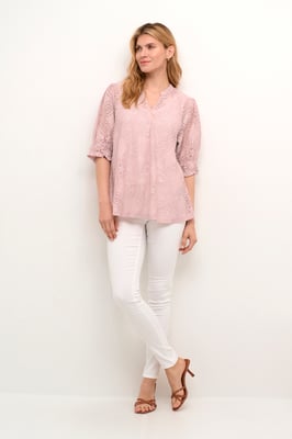 Langarm-Bluse Relaxed fit Pale Mauve rose