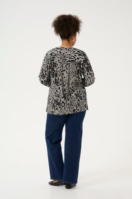Langarm-Bluse Regular fit Moonstruck / Black Animal animal