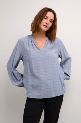 Langarm-Bluse A-shape Infinity C. blue