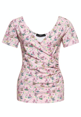 Queen Kerosin Damen Blusentop pink