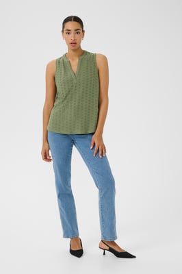 Langarm-Bluse Regular fit Sea Spray green