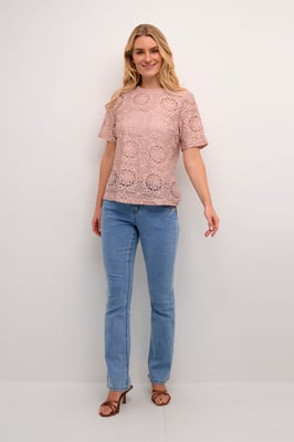 Kurzarm-Bluse Regular fit Burnished Lilac lilac