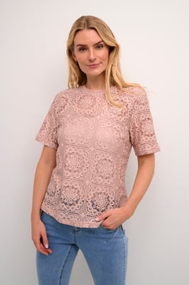 Kurzarm-Bluse Regular fit Burnished Lilac lilac
