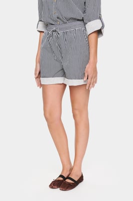 Shorts Gerade Passform Ice Nightsky Stripe dark blue