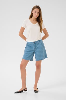 Shorts Relaxed fit Light Blue Denim 