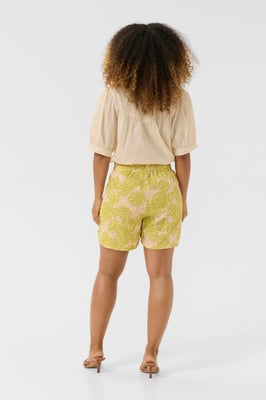 Shorts Relaxed fit Green Palm Leaves green
