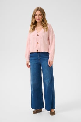 Strickjacke Straight fit Sepia Rose Melange rose