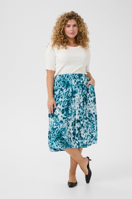 Rock A-shape Teal Leopard Print teal