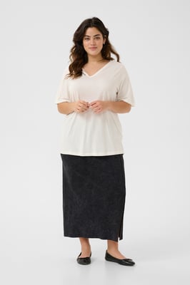 Rock Tight fit Black washed rib black