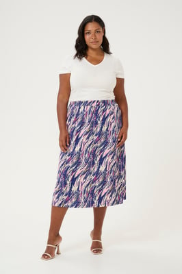 Rock A-shape Abstract Multi Color Print multicolour