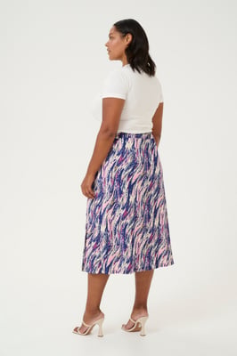 Rock A-shape Abstract Multi Color Print multicolour