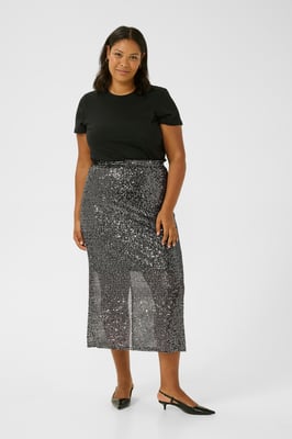 Rock Regular fit Silver Sequin silver