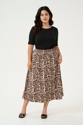Rock A-shape Naturel Leopard Print