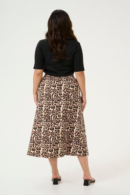 Rock A-shape Naturel Leopard Print