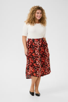 Rock A-shape Grenadine Leopard Print red