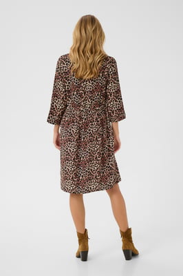 Kleid Feminine Leopard Mix leopard