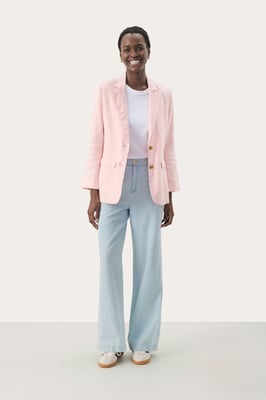 Blazer Gerade Passform Lotus rose
