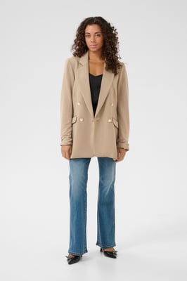Blazer Tight fit Timber Wolf beige