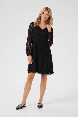 Jerseykleid Feminine Pitch Blac