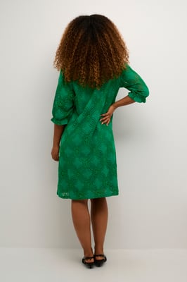 Kleid im entspannten Schnitt green