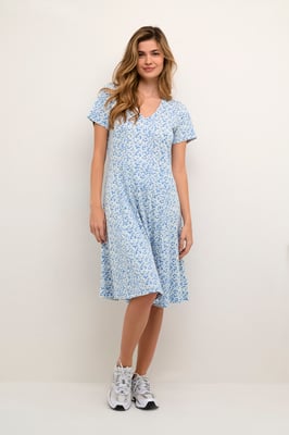 Kleid Regular fit blue white