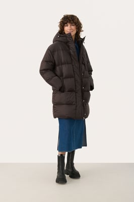 Jacke Gerade Passform Chocolate Torte brown