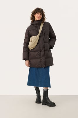Jacke Gerade Passform Chocolate Torte brown