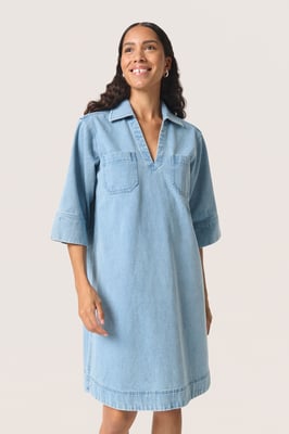 Kleid Casual fit Light Blue Denim 