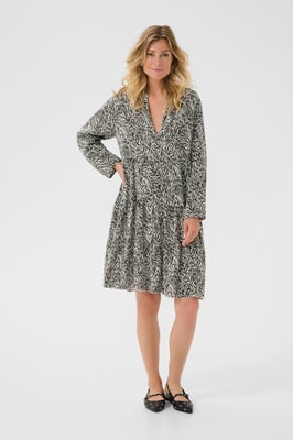 Kleid A-shape Animal Stripes animal