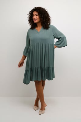 Kleid A-shape green