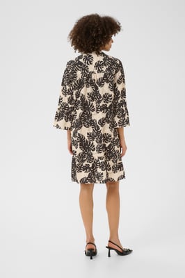 Kleid Loose fit black offwhite