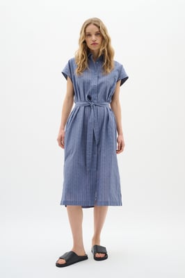 Kleid Lockere Passform blue