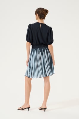 Jersey-Kleid mit lockerer Passform navy