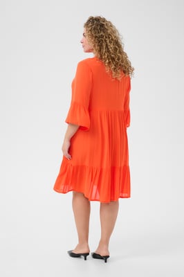 Kleid A-shape red