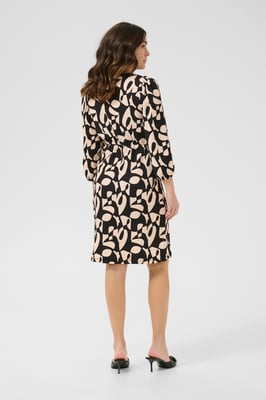 Kleid Regular fit black offwhite