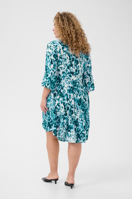 Kleid A-shape teal