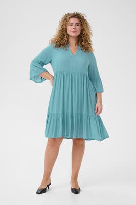 Kleid A-shape teal
